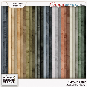 Grove Oak Watercolor Papers by Aimee Harrison