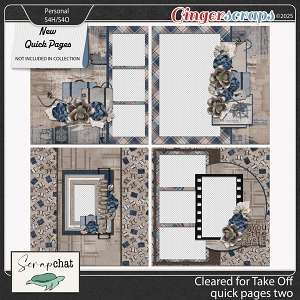 Cleared for Take Off Quick Pages Two by ScrapChat Designs