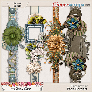 Remember Page Borders from Designs by Lisa Minor