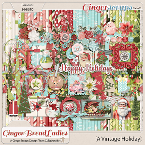 GingerBread Ladies Collab: A Vintage Holiday