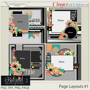 Layout Page Layered Templates Pack No 1 