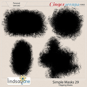 Simple Masks 29 by Lindsay Jane