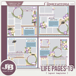 {CU} Life Pages 13 Templates by JB Studio