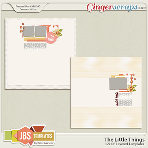 The Little Things 1 Templates by JB Studio