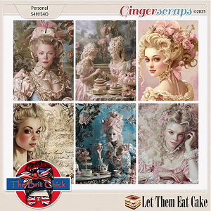 Let Them Eat Cake Cards By The Brit Chick
