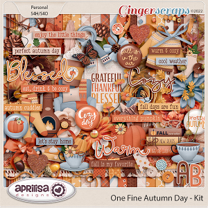 One Fine Autumn Day - Kit by Aprilisa Designs