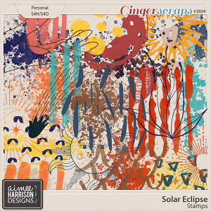 Solar Eclipse Stamps by Aimee Harrison Solar Eclipse Stamps by Aimee Harrison