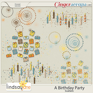 A Birthday Party Scatterz by Lindsay Jane
