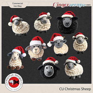 CU Christmas Sheep by Wetfish Designs 
