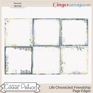 Life Chronicled: Friendship - Page Edges by Connie Prince