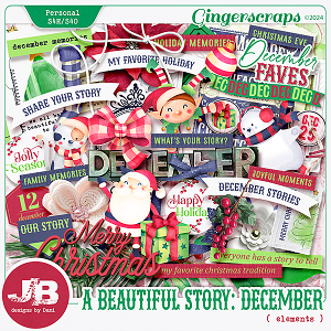 A Beautiful Story: December Elements by JB Studio