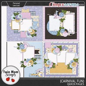 Carnival Fun - QUICK PAGES by Twin Mom Scraps