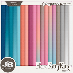 Here Kitty Kitty Solids by JB Studio