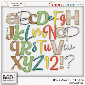 It's a Zoo Out There Alphabet Sets by Aimee Harrison