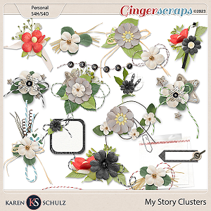 My Story Clusters by Karen Schulz  