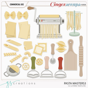 PastaMasters3 Layered Templates (CU) by GS Creations