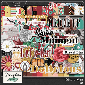 Dine-o-Mite Kit by ScrapChat Designs Dine-o-Mite Kit by ScrapChat Designs