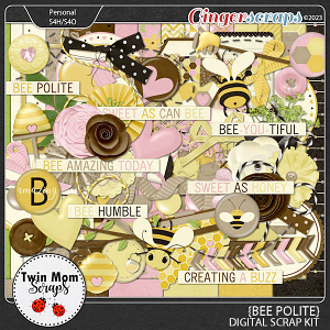 Bee Polite - KIT by Twin Mom Scraps
