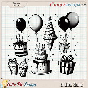 Digital Birthday Stamps VOL 01