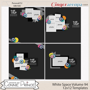 White Space Volume 94 - 12x12 Temps (CU Ok) by Connie Prince