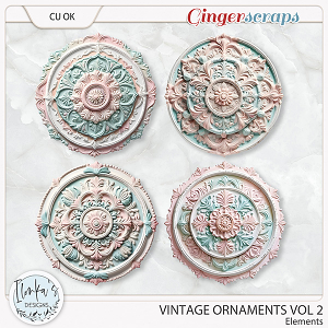 CU Vintage Ornaments Vol 2 by Ilonka's Designs