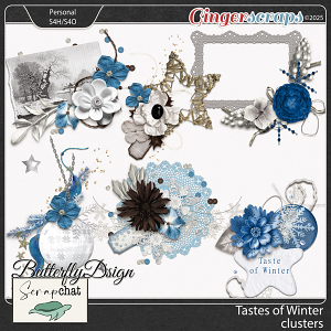 Tastes of Winter Clusters by ScrapChat Designs and Butterfly Dsign