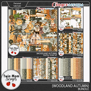 Woodland Autumn - BUNDLE by Twin Mom Scraps