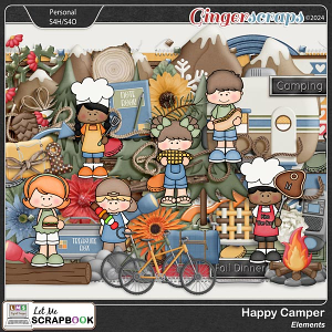 Happy Camper Elements by Let Me Scrapbook