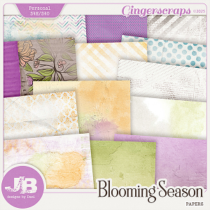 Blooming Season Papers by JB Studio