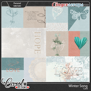 Winter Song-Journal Cards
