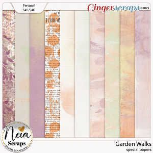 Garden Walks - Special Papers - by Neia Scraps