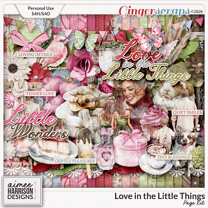 Love in the Little Things Page Kit by Aimee Harrison