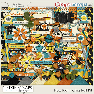 New Kid in Class Full Kit by Trixie Scraps Designs