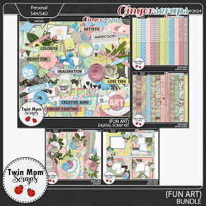 Fun Art - BUNDLE by Twin Mom Scraps