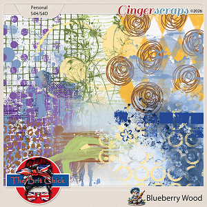 Blueberry Wood Graffiti By The Brit Chick