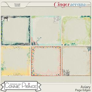 Aviary - Page Edges by Connie Prince