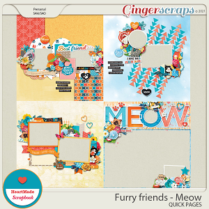 Furry friends - Meow - quick pages