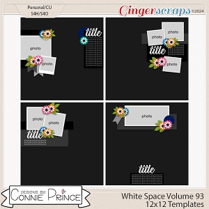 White Space Volume 93 - 12x12 Temps (CU Ok) by Connie Prince