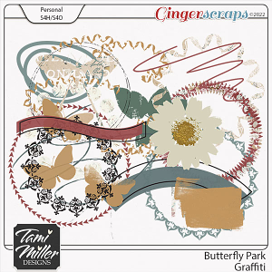 Butterfly Park Graffiti by Tami Miller Designs