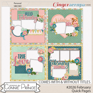 #2026 February - Quick Pages by Connie Prince
