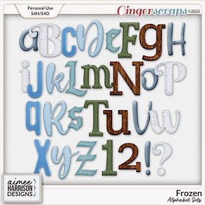 Frozen Alphabet Sets by Aimee Harrison