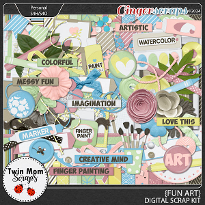 Fun Art - KIT by Twin Mom Scraps