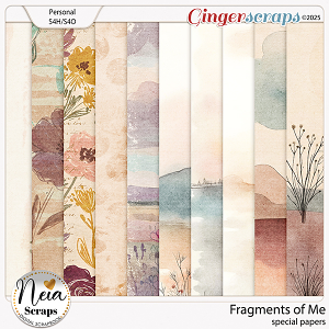 Fragments of Me - Special Papers - by Neia Scraps