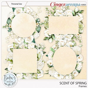 Scent Of Spring Frames by Ilonka's Designs