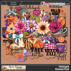 Fallelujah Elements by Moore Blessings Digital Design 