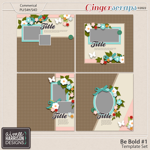 Be Bold #1 Template Set by Aimee Harrison