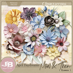 April Daydreams: Now & Then Flowers by JB Studio
