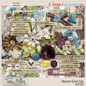 Never Give Up Full Kit by Tami Miller Designs