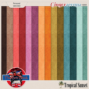 Tropical Sunset Solid Papers By The Brit Chick Tropical Sunset Solid Papers By The Brit Chick