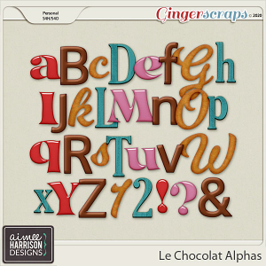 Le Chocolat Alpha Sets by Aimee Harrison